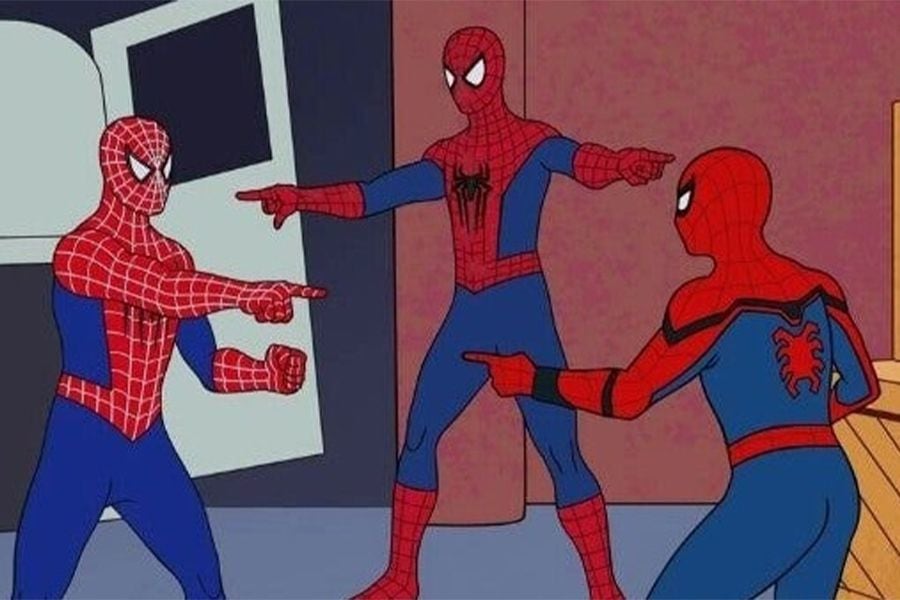 Introducir 60+ imagen meme de los tres spiderman