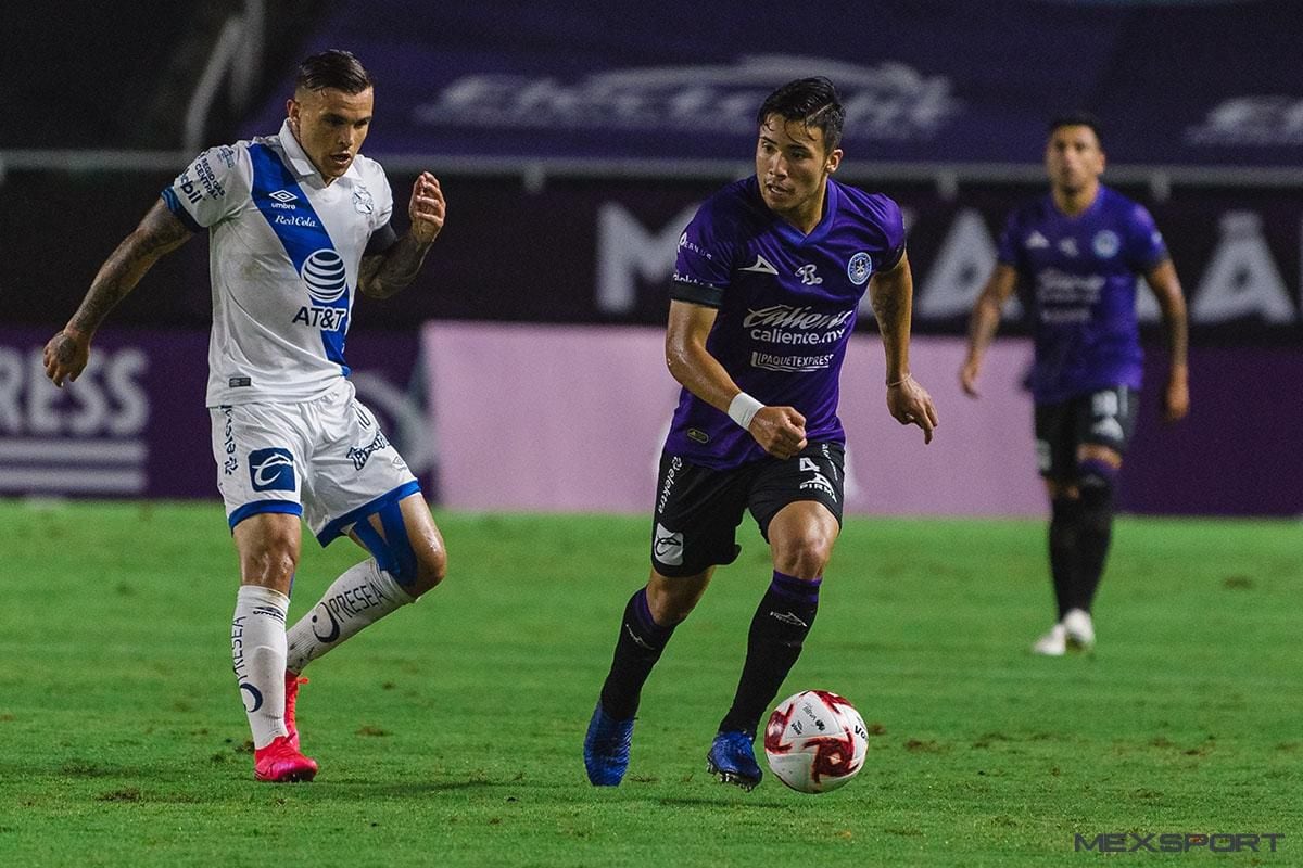 Nicolás Díaz, en un partido del Mazatlán