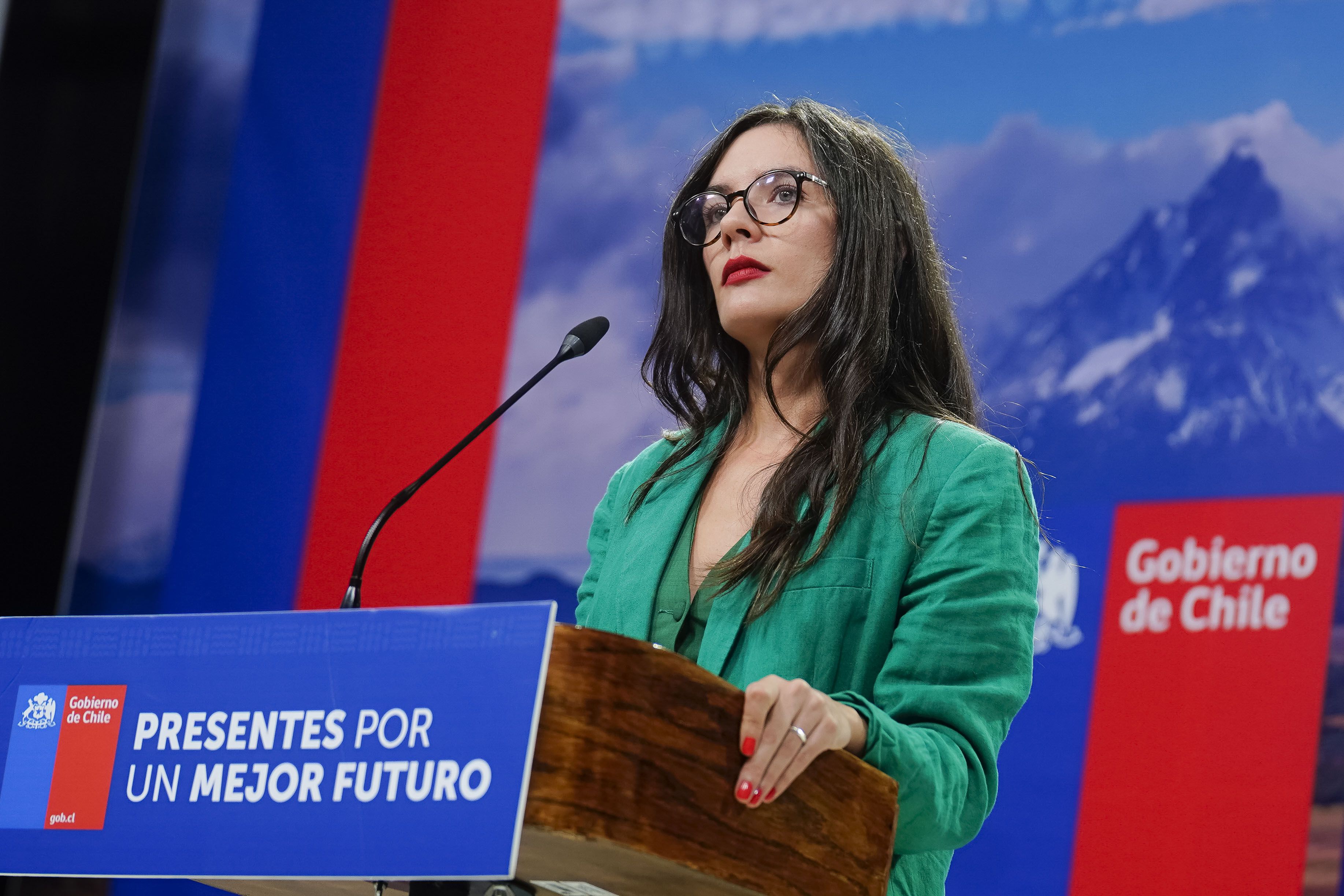 VOCERIA MINISTRA CAMILA VALLEJO