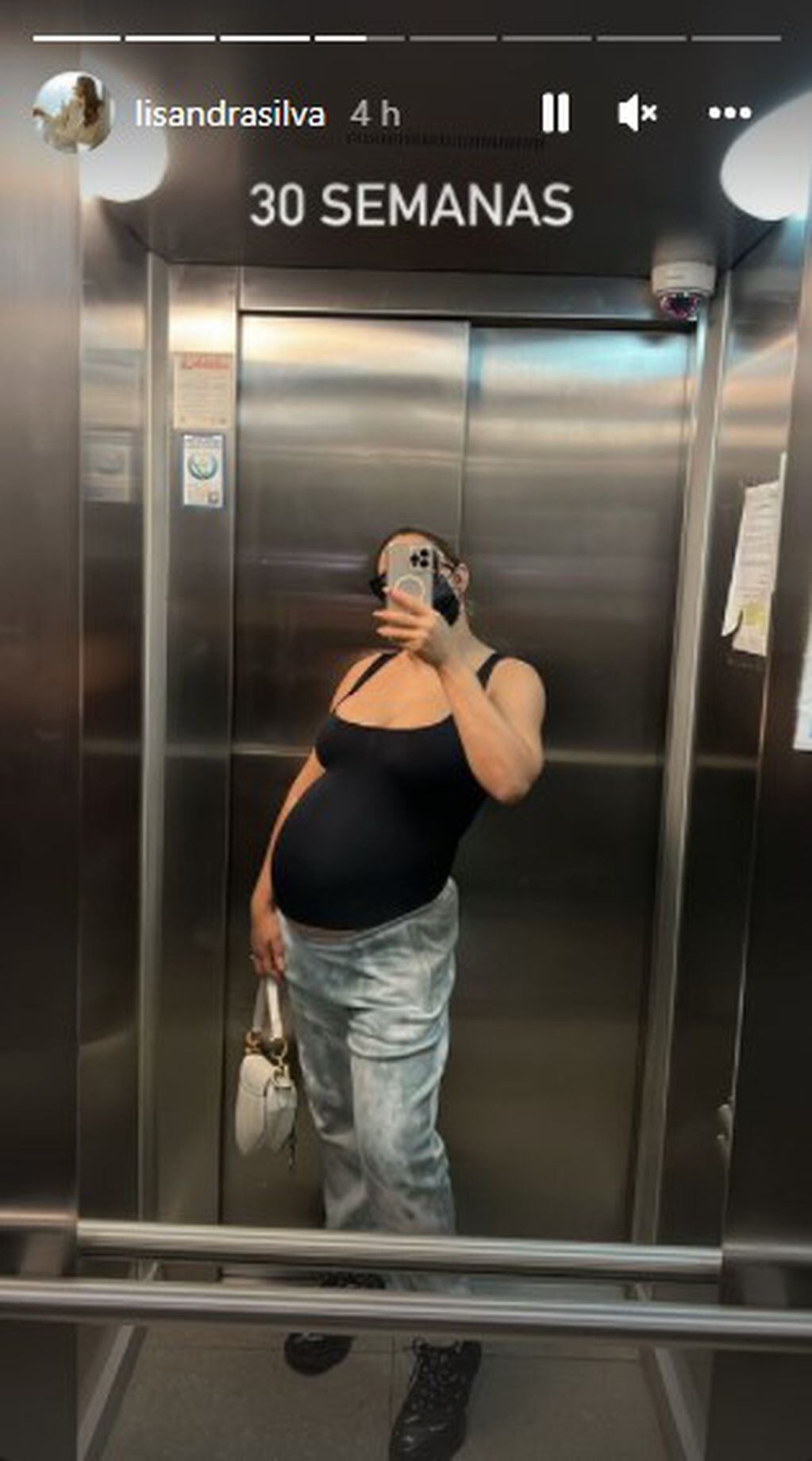 Lisandra Silva Sorprendió Luciendo Su Gran Pancita De Embarazo