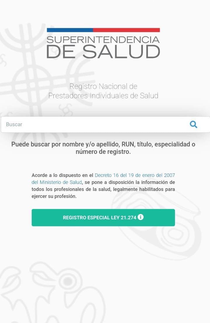 Registro de Salud