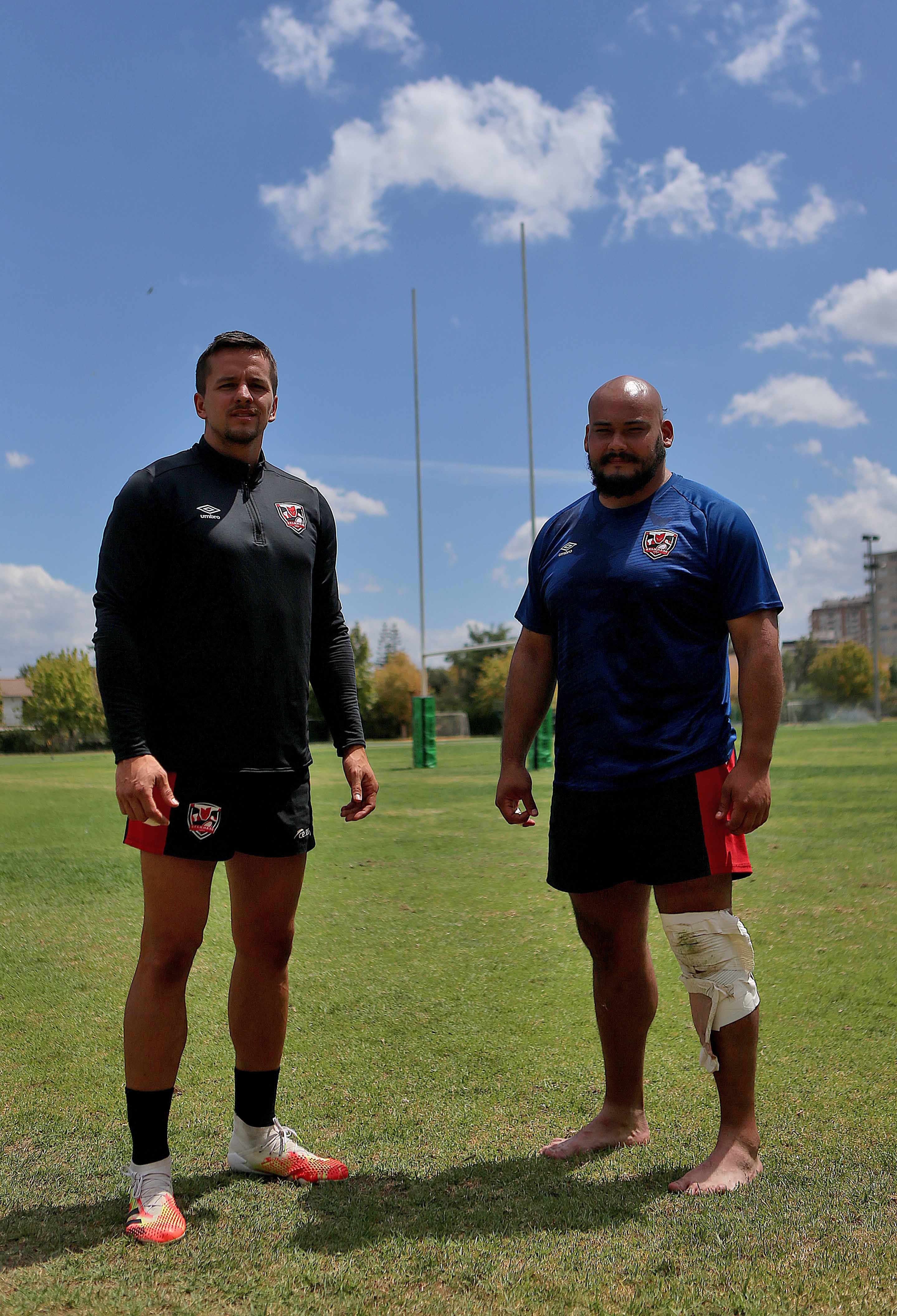 Francisco Urroz con Esteban Inostroza
