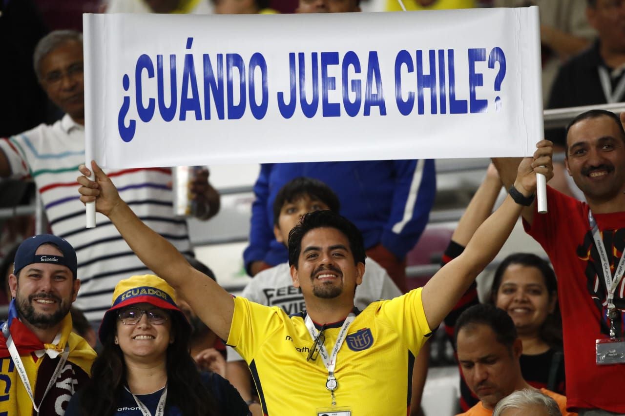 El hincha de Ecuador que recuerda a la Roja.