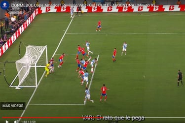 El análisis del gol argentino.