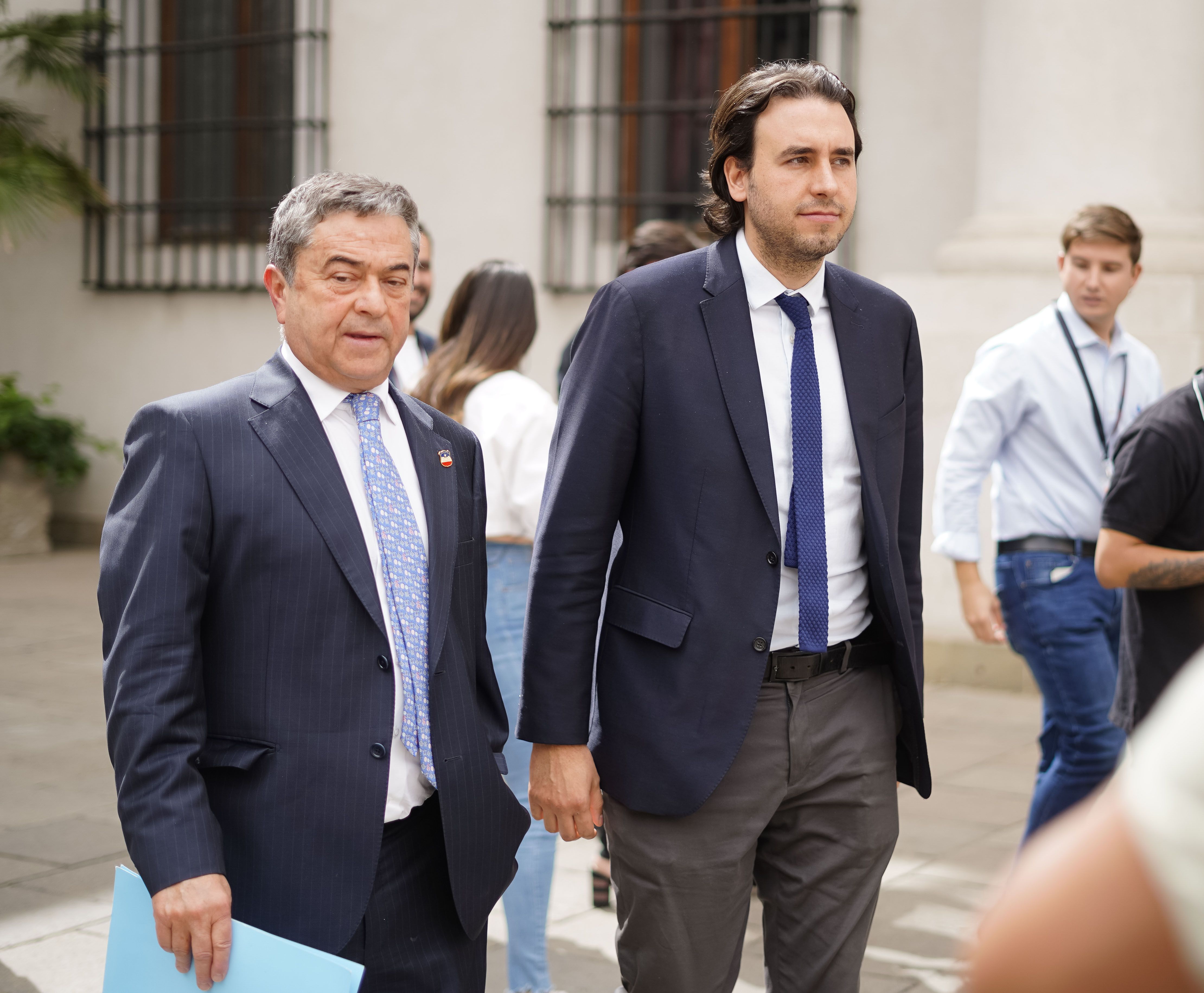 PRESIDENTE DEL SENADO JUAN ANTONIO COLOMA JUNTO AL PRESIDENTE DE LA CAMARA DE DIPUTADOS, VLADO MIROSEVIC