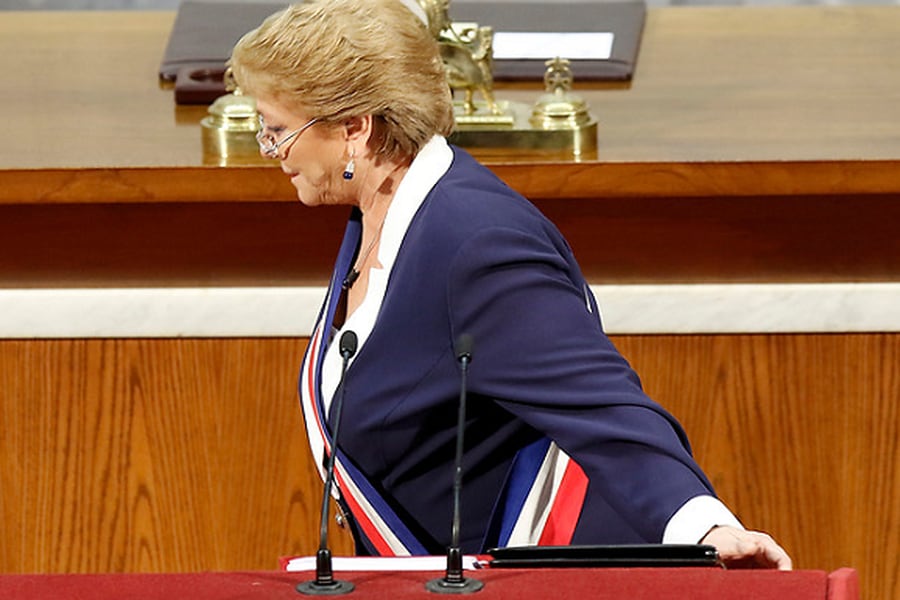 Las frases que marcaron la última cuenta pública de Michelle Bachelet - La  Tercera