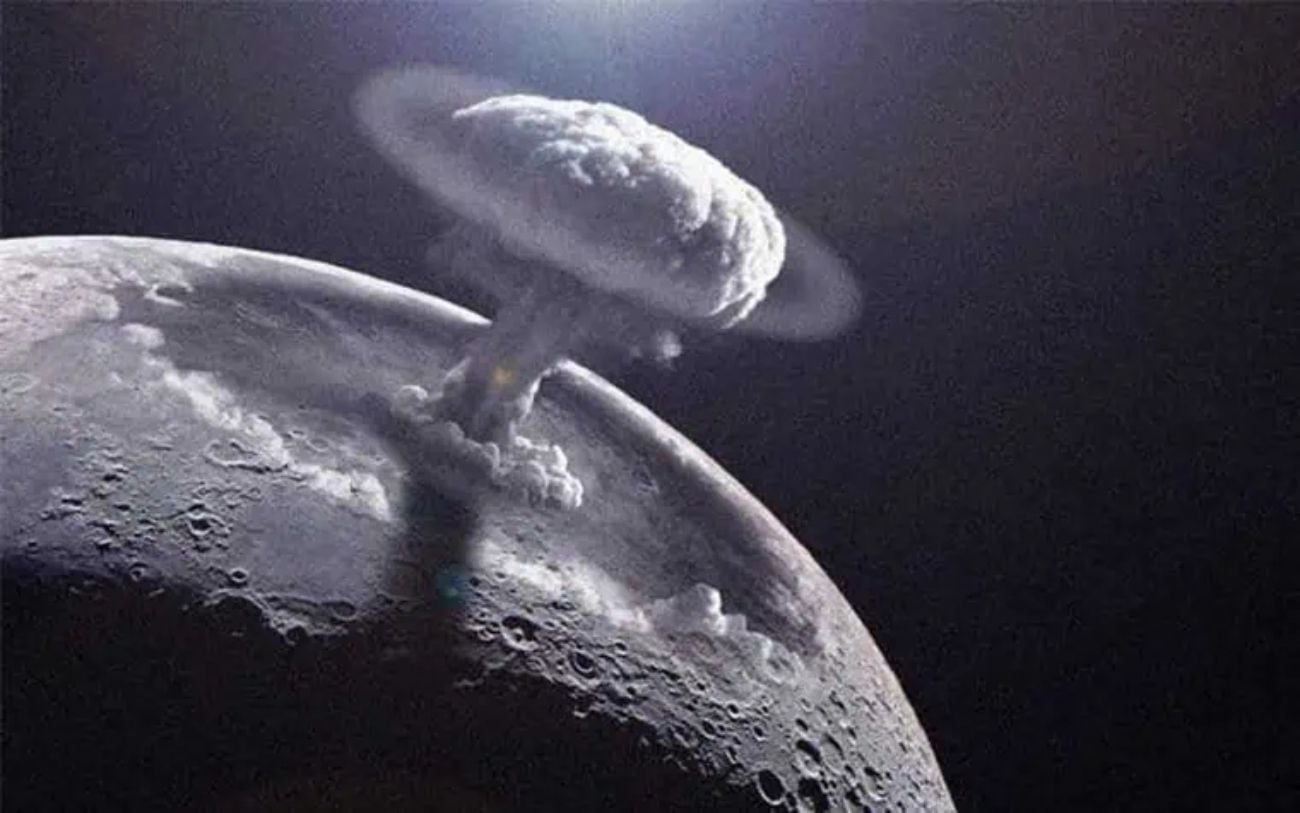 El plan ultrasecreto de Estados Unidos que buscaba explotar una bomba en la Luna