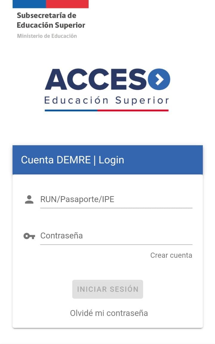 Acceso Demre