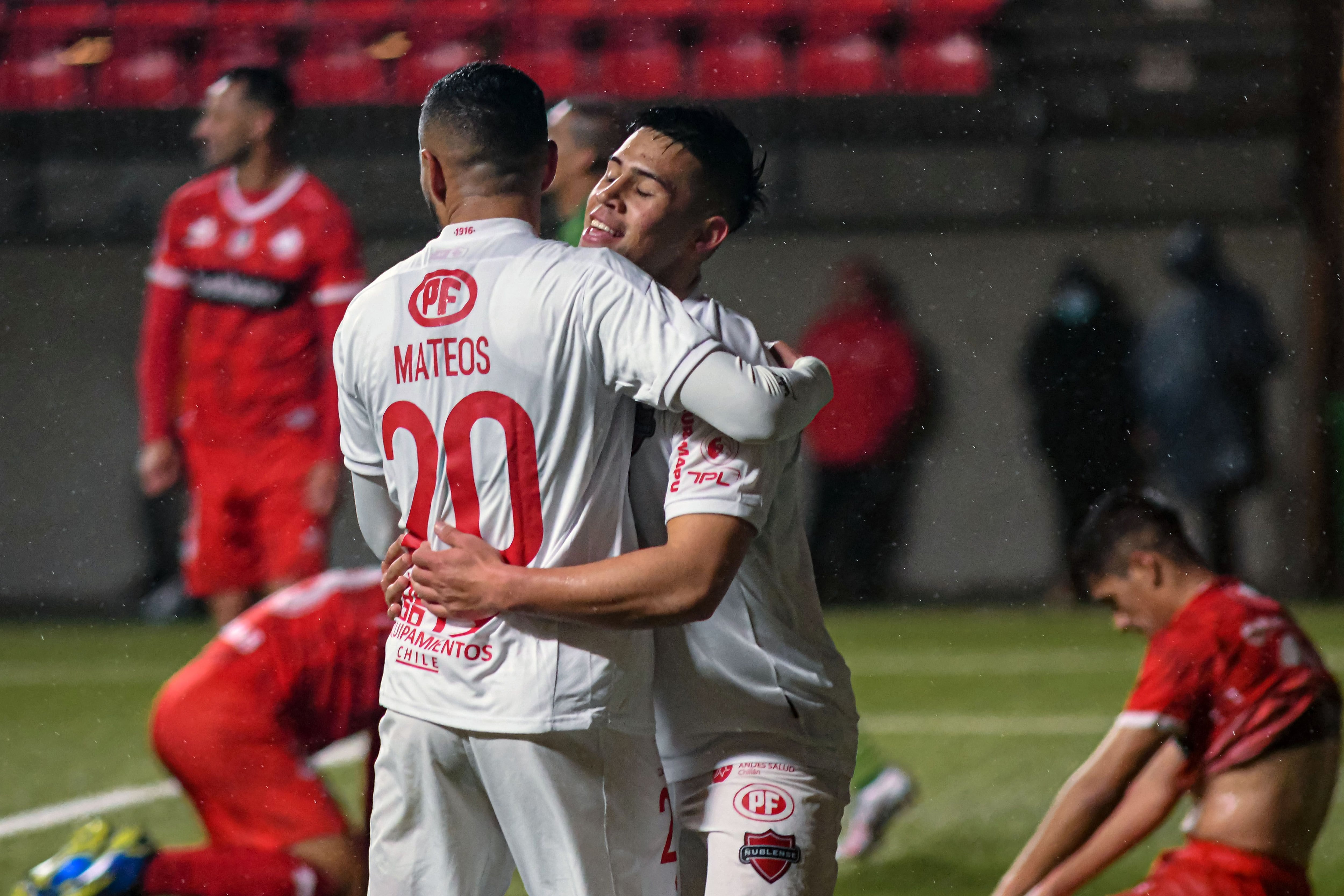 10 DE JULIO DE 2022/LA CALERA
Pedro Alves festeja su gol, durante el partido válido por el Campeonato Nacional AFP PlanVital 2022, entre Unión La Calera y Ñublense, disputado en el Estadio Nicolás Chahuán Nazar.