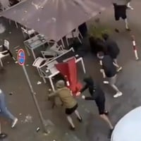 Enfrentamientos entre hinchas y el ataque de un hombre armado: la Eurocopa vive una violenta jornada
