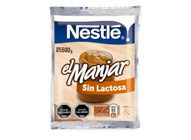 Nestlé manjar sin lactosa