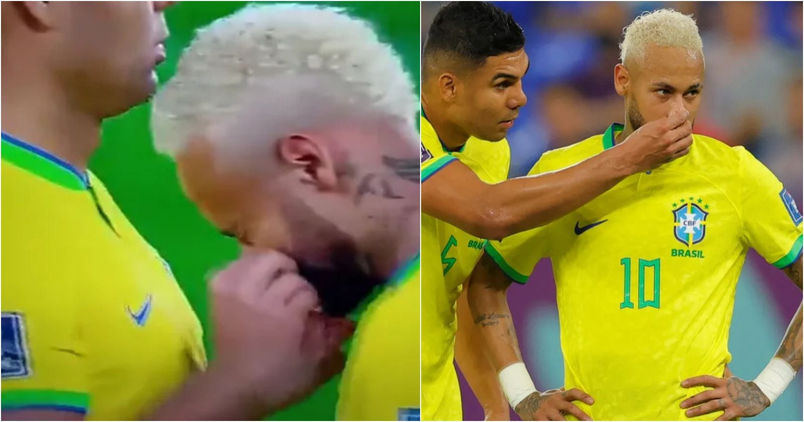 Casemiro y Neymar