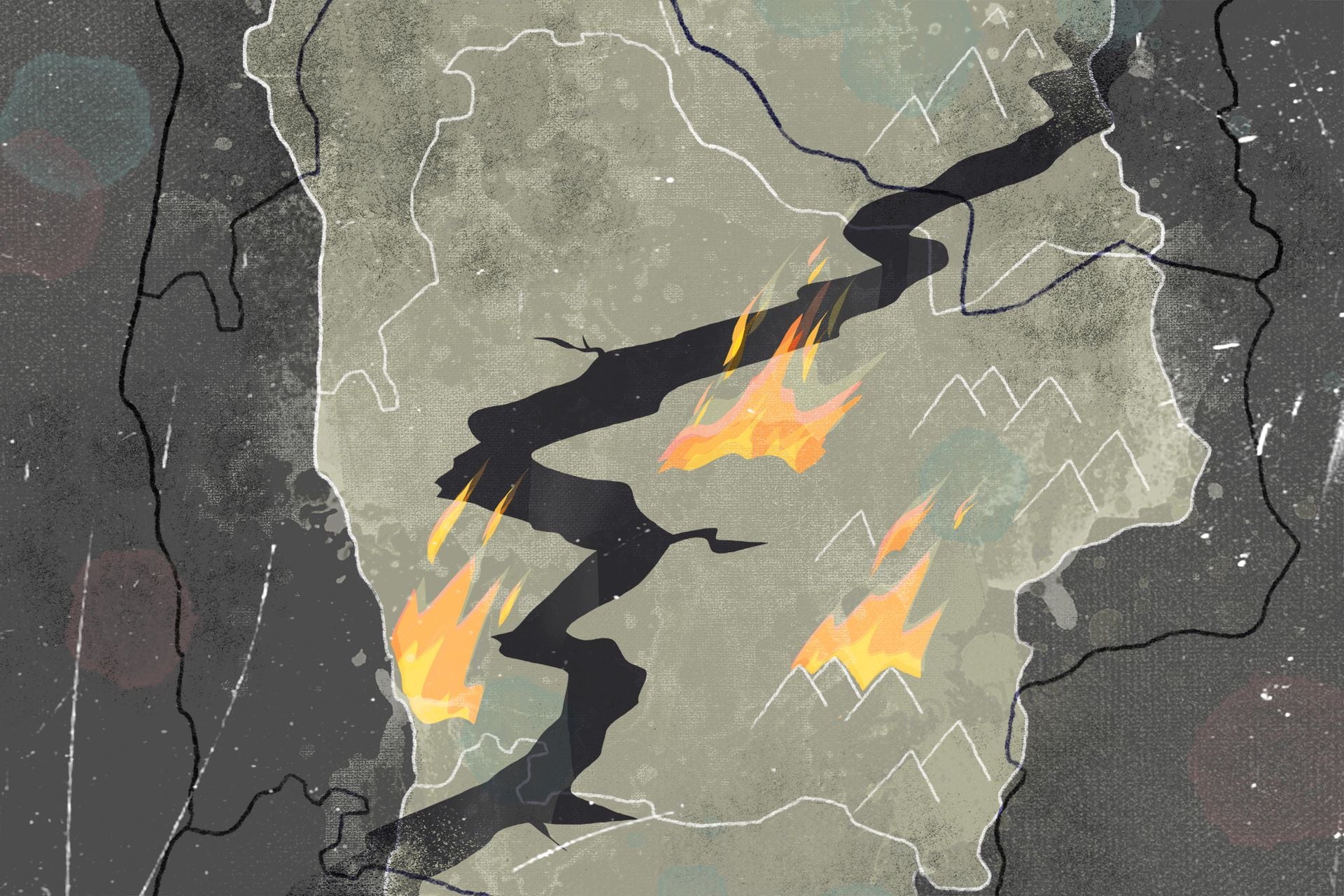 mapa violencia araucanía-biobio