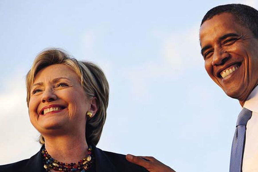 Barack Obama y Hillary Clinton