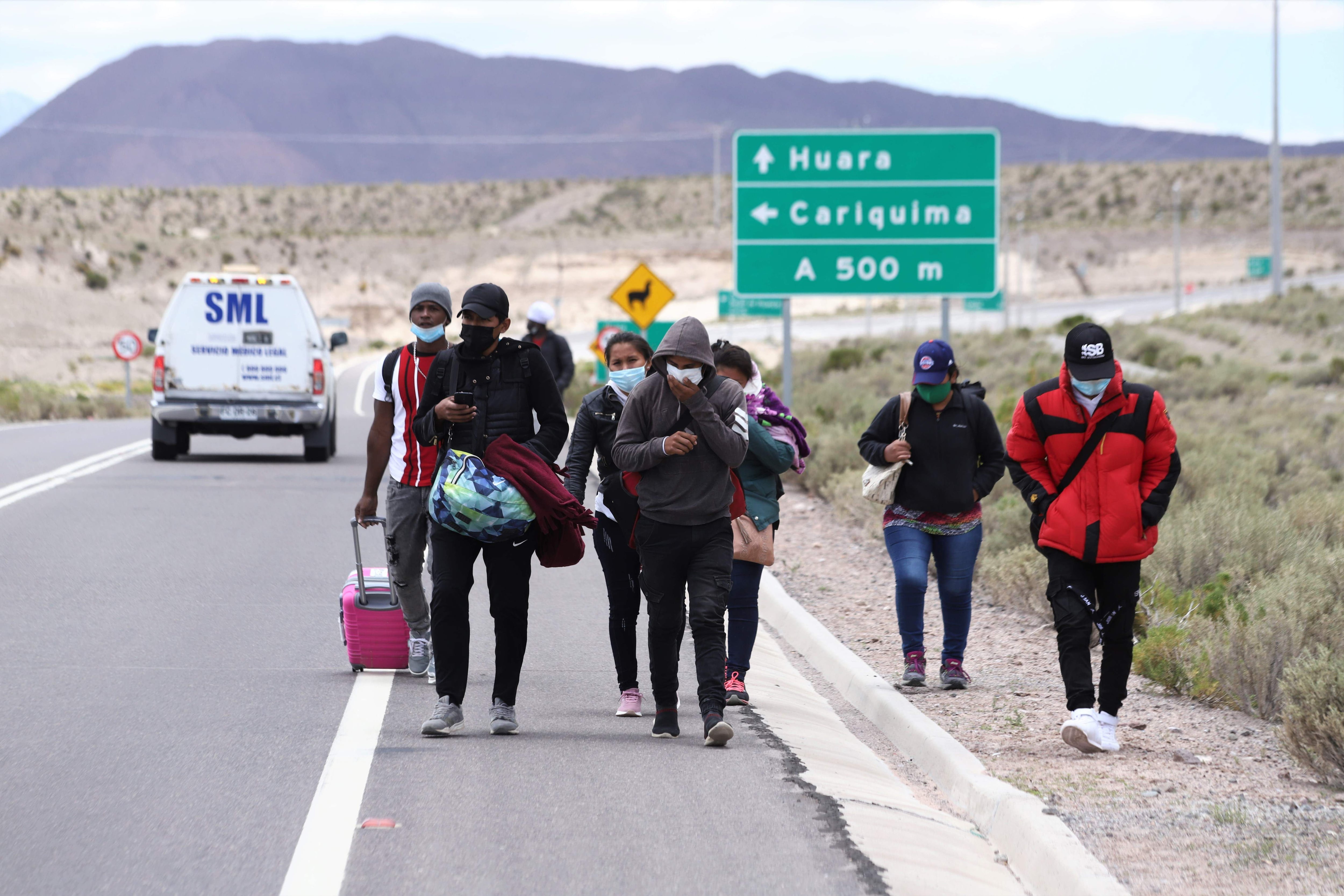 Migrantes Colchane