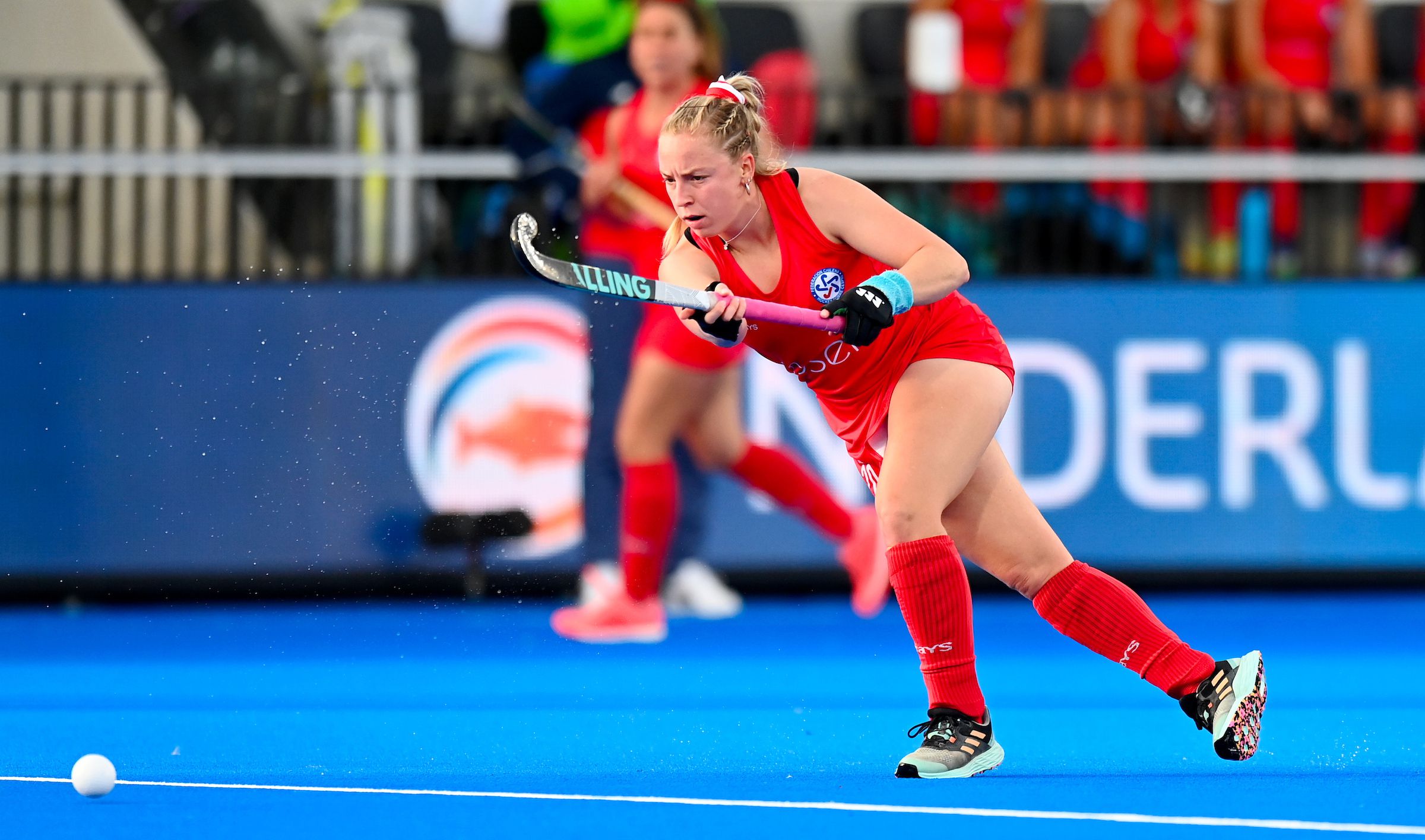 En la selección chilena analizaron la caída ante Bélgica. FOTO: @chile_hockey / Twitter.