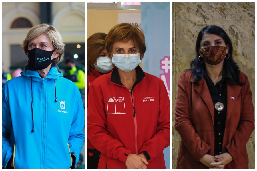 Evelyn Matthei, Paula Daza y Karla Rubilar