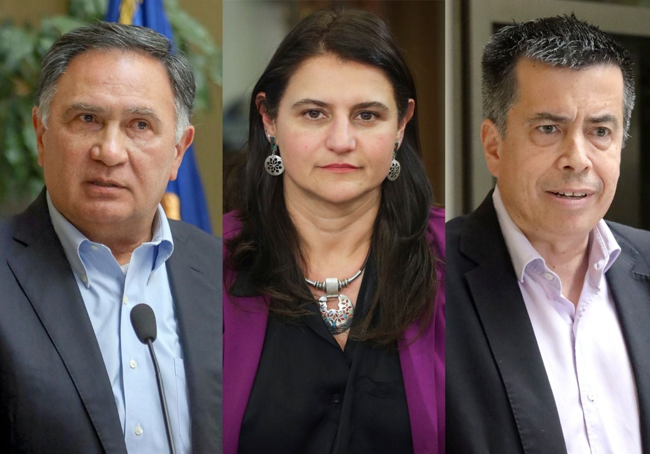 diputados Sofía Cid, Miguel Mellado y Andrés Celis