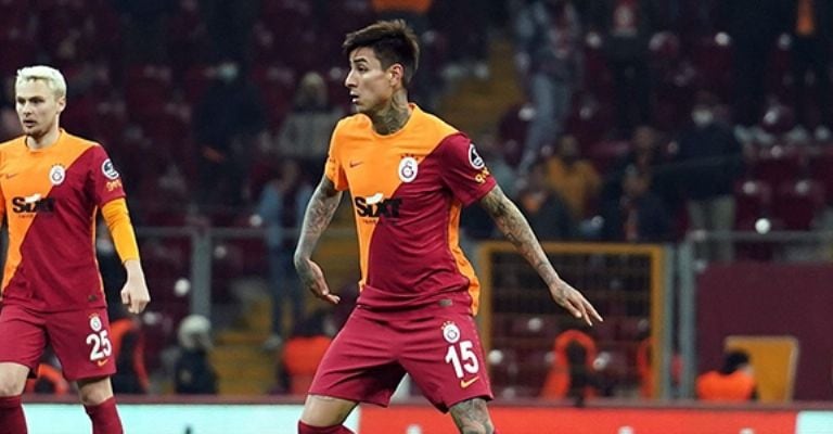 Erick Pulgar, en su paso por el Galatasaray.