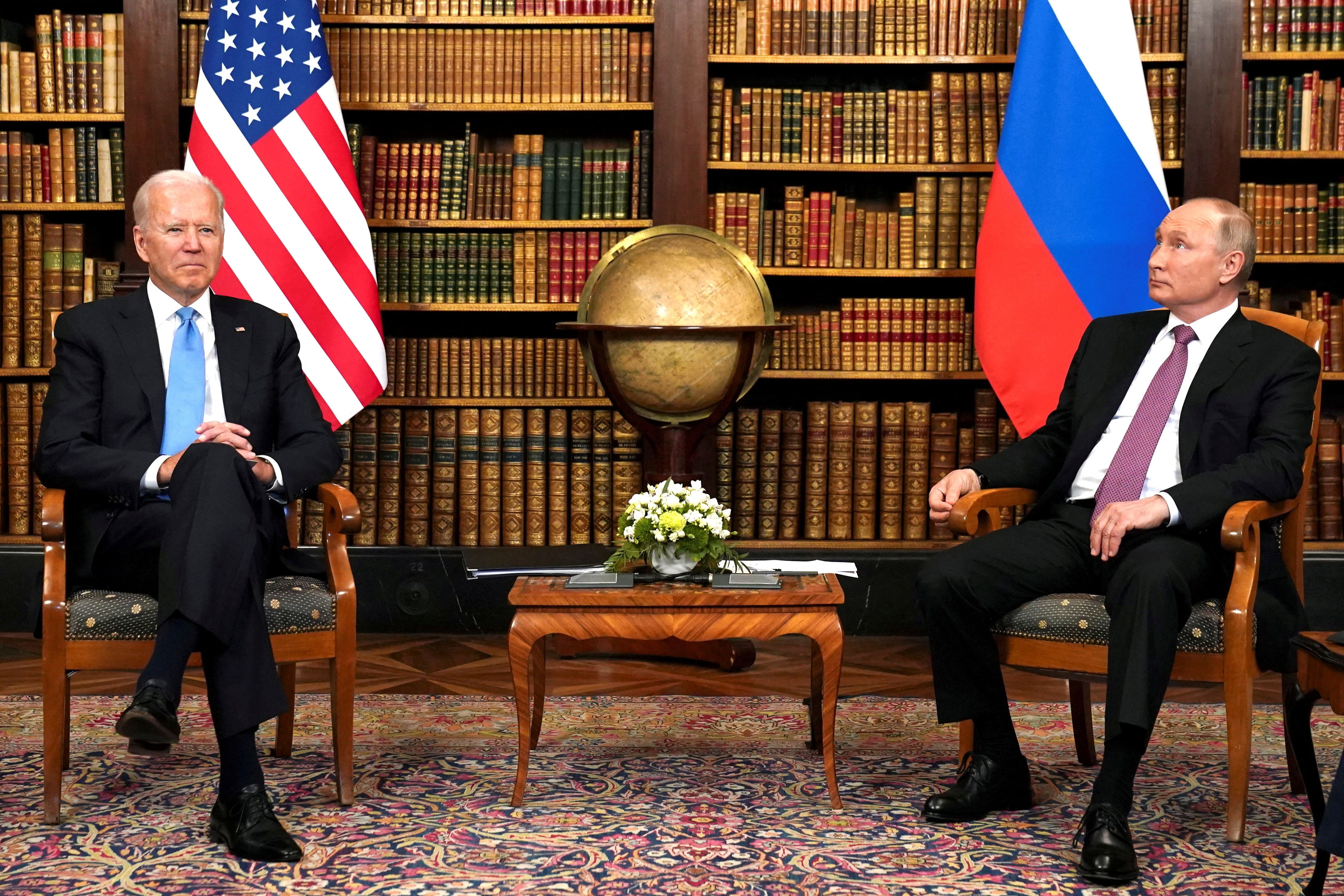 FILE PHOTO: U.S.-Russia summit in Geneva