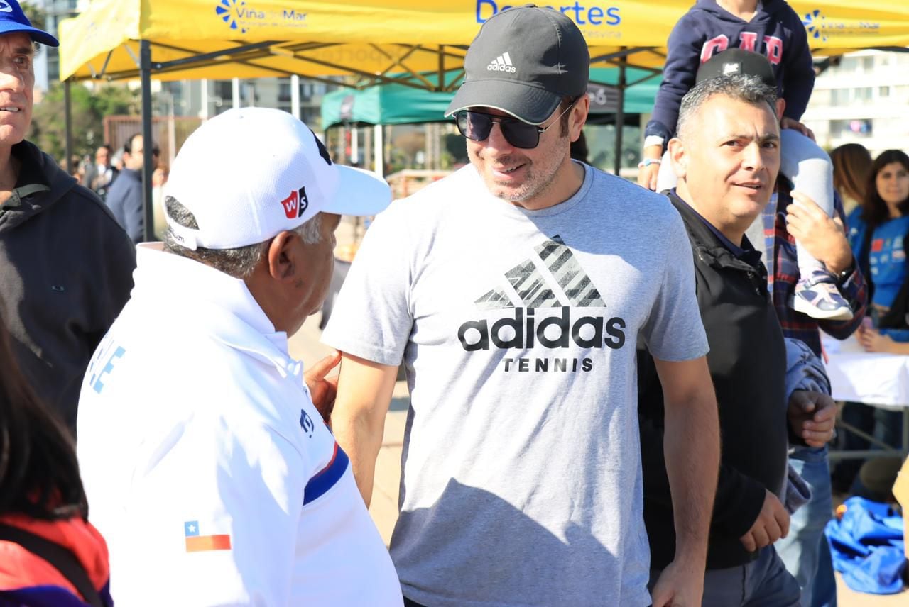 Nicolás Massú, en la región de Valparaíso.