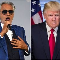 ¿Andrea Bocelli rechazó cantar para Donald Trump? La confusa ausencia del cantante en ceremonia del expresidente 