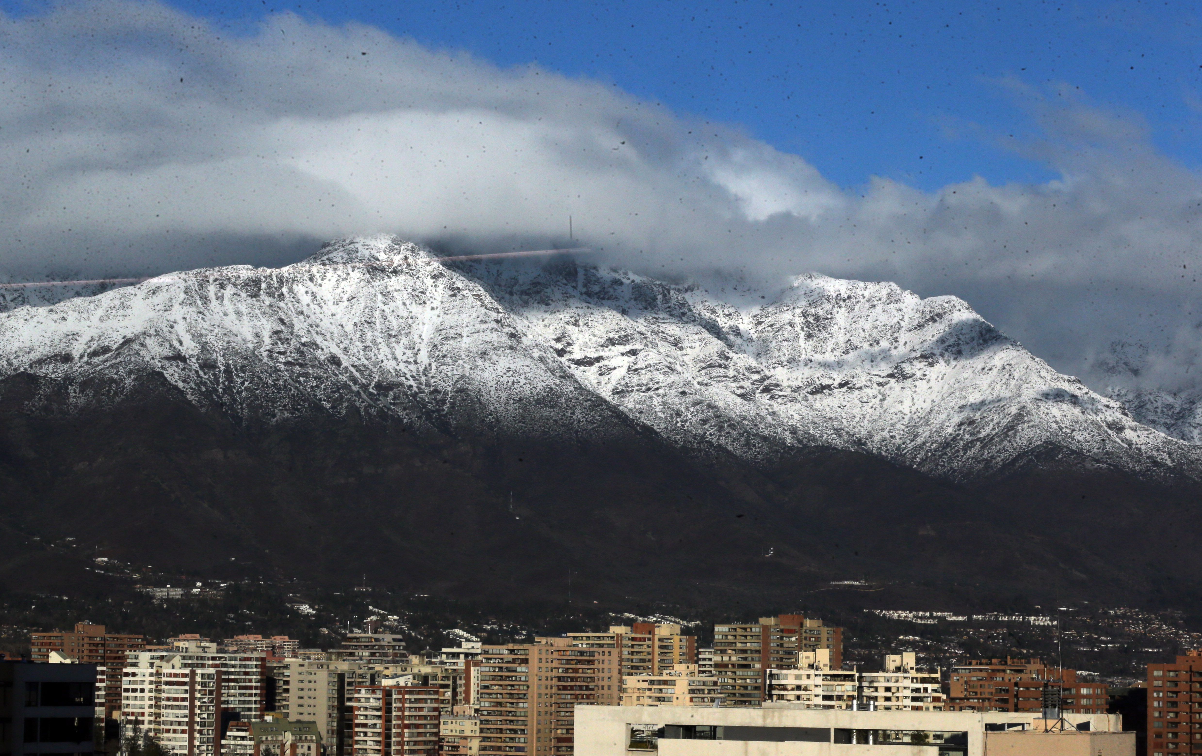 La cordillera iluminada por el sol: la mejor postal tras las intensas lluvias