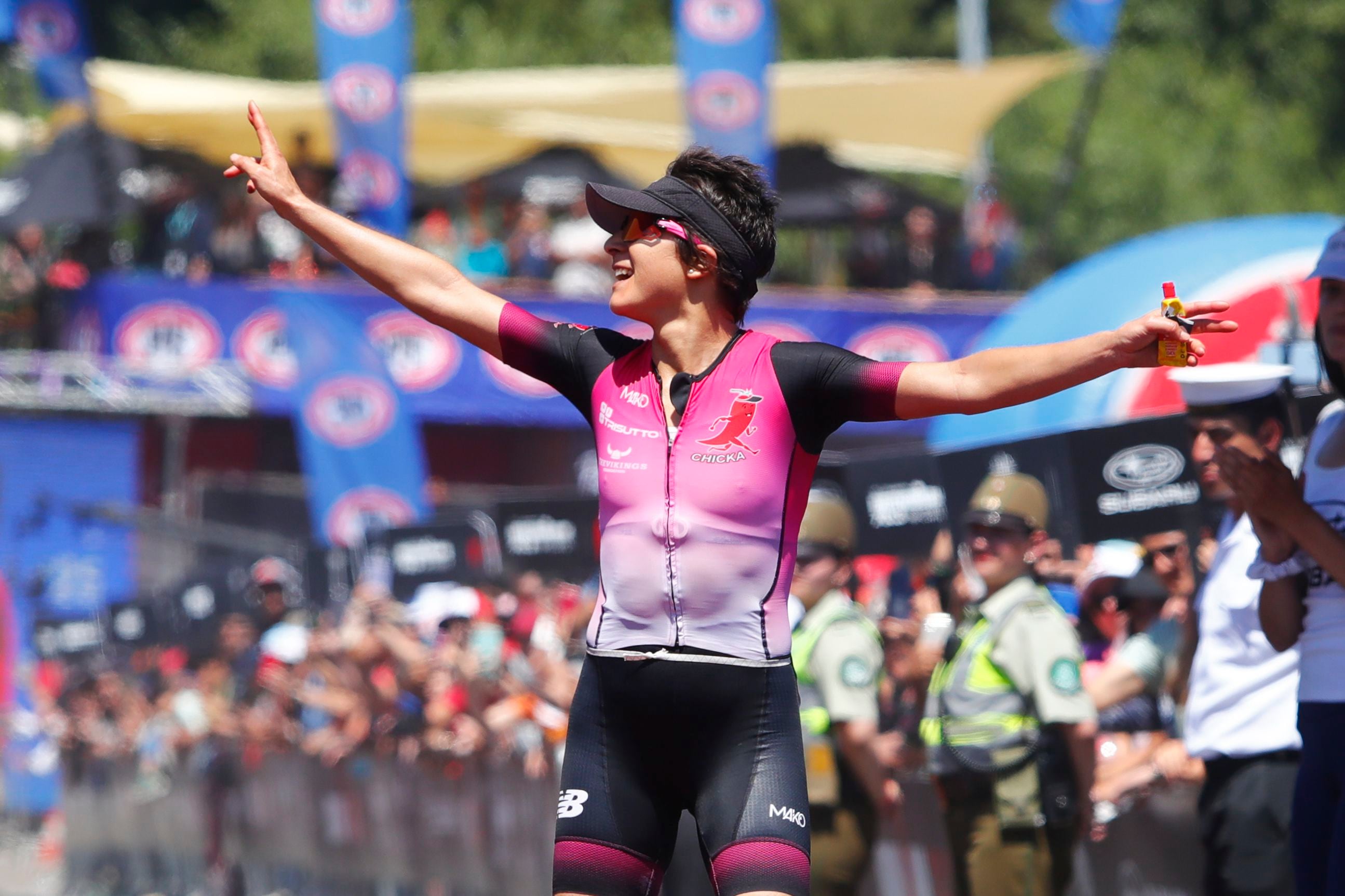 Bárbara Riveros hace historia en el Subaru Ironman de Pucón.