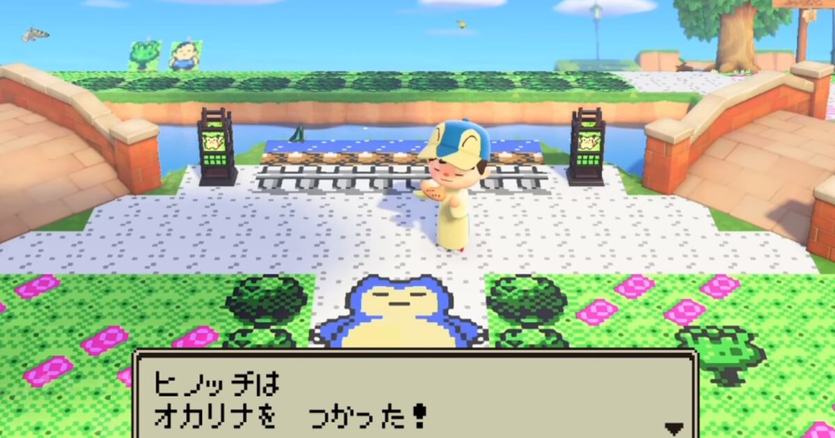 Recriaram o mundo de Pokémon Gold e Silver no Animal Crossing: New