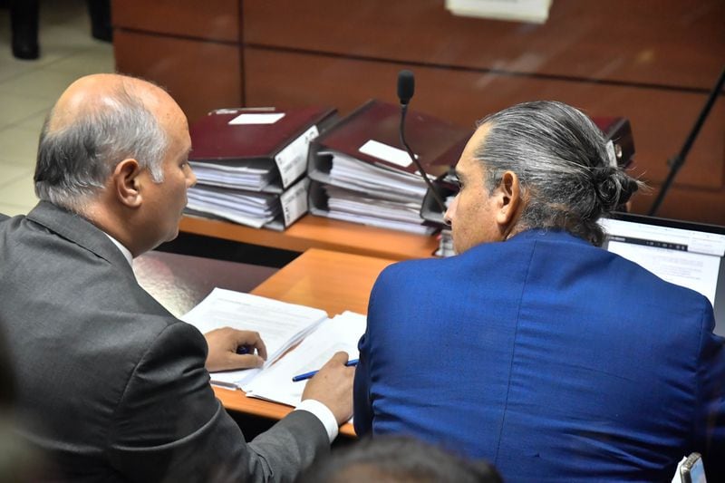Formalización de Carlos Contreras y Daniel Andrade en dependencias del Juzgado de Garantía de Antofagasta.
